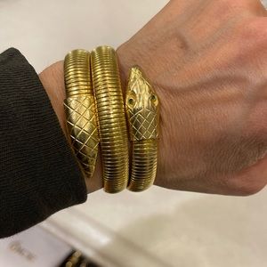 Wrap serpent bangle